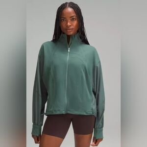 Lululemon Jacket Women's 10 Green Define Relaxed Fit Luon Athletic Sporty